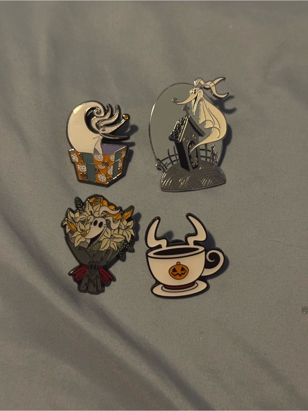 The Nightmare Before Christmas Zero Pin Set- 4pc